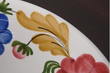 イタリアビンテージ　Richard Ginori(リチャードジノリ)　MONDOVI　プレート4枚セット(皿、洋食器)(R-039305)