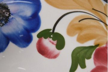 イタリアビンテージ　Richard Ginori(リチャードジノリ)　MONDOVI　プレート4枚セット(皿、洋食器)(R-039305)