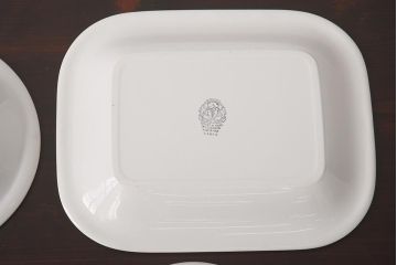 イタリアビンテージ　Richard Ginori(リチャードジノリ)　MONDOVI　プレート4枚セット(皿、洋食器)(R-039305)