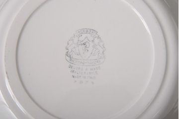 イタリアビンテージ　Richard Ginori(リチャードジノリ)　MONDOVI　プレート4枚セット(皿、洋食器)(R-039305)