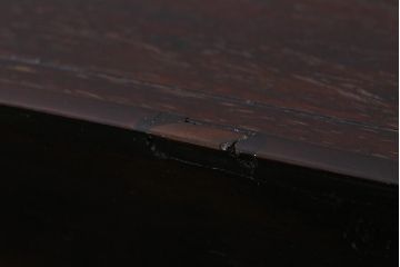 アンティーク雑貨　和製アンティーク　波千鳥　唐木小箱(小物入れ、木箱)(R-039309)