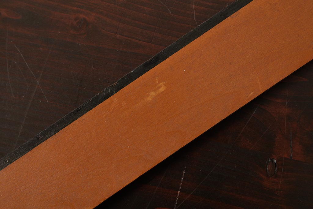 アンティーク雑貨　昭和レトロ　レア　大きなサイズの木製三角定規2点セット(ディスプレイ雑貨)(R-039312)