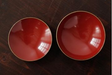 極上　本手家具師　田中屋常蔵　黒内朱　金蒔絵　鶴亀　松竹梅　木製　仏膳セット　漆器(R-039315)