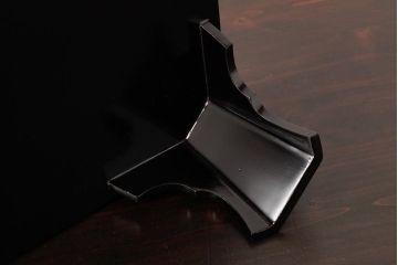 極上　本手家具師　田中屋常蔵　黒内朱　金蒔絵　鶴亀　松竹梅　木製　仏膳セット　漆器(R-039315)