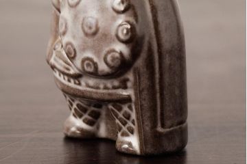 ヴィンテージ雑貨　北欧ビンテージ　Upsala Ekeby(ウプサラ・エクビー)社　Taisto Kaasinenデザイン　Viking　フィギア(置き物、ディスプレイ雑貨)(R-039316)