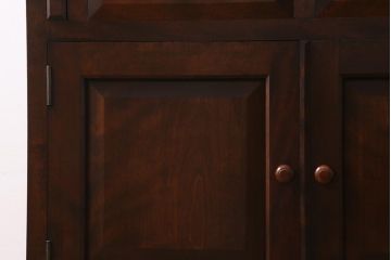 中古　松本民芸家具　上品な雰囲気漂うライティングビューロー(デスク、机、在宅ワーク、在宅用棚)(R-039325)