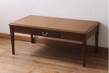中古　maruni(マルニ)　地中海ロイヤルシリーズ　センターテーブル(ローテーブル、リビングテーブル)(定価約12万円)(R-039331)