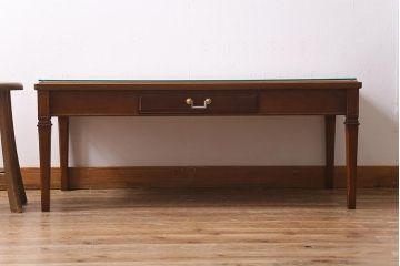 中古　maruni(マルニ)　地中海ロイヤルシリーズ　センターテーブル(ローテーブル、リビングテーブル)(定価約12万円)(R-039331)