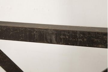 和製ビンテージ　重厚感でインダストリアルな佇まいがおしゃれなアイアン製カート(台車、鉄製、ディスプレイ、ヴィンテージ)(R-039346)