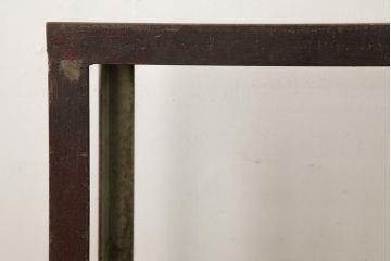 ビンテージ　インダストリアル　シャビーな質感と重厚感がおしゃれなアイアン製カート(台車、鉄製、ディスプレイ)(R-039348)