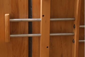 ヴィンテージ家具　イギリスビンテージ　ERCOL(アーコール)　スタイリッシュなデザインが目をひくバタフライテーブル(ドロップリーフテーブル、ダイニングテーブル)(R-039349)