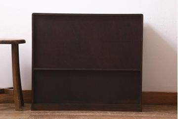 アンティーク家具　和製アンティーク　昭和初期　前面桑材　味わい深い和の雰囲気漂う茶箪笥(収納棚、戸棚)(R-039351)