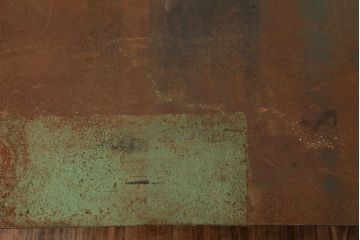 ビンテージ家具　インダストリアル　シャビーな質感と重厚感がおしゃれなアイアン製作業台(鉄製)(R-039352)