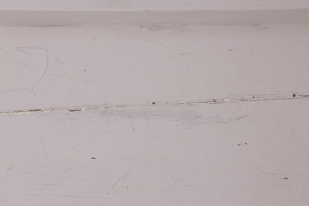 アンティーク家具　和製アンティーク　昭和初期　ペイントが可愛らしい雰囲気のブックケース(本箱、収納棚、戸棚)(R-039357)