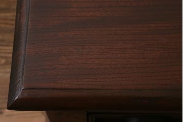 アンティーク家具　和製アンティーク　大正期　総欅材　大正浪漫スタイルにおすすめ
のデスク(平机、在宅ワーク、在宅用ワークデスク)(R-039362)