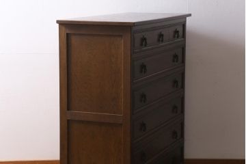 ビンテージ家具　神戸洋家具　伊藤家具　クラシカルな佇まいのチェスト(衣装タンス、引き出し、ヴィンテージ)(R-039363)