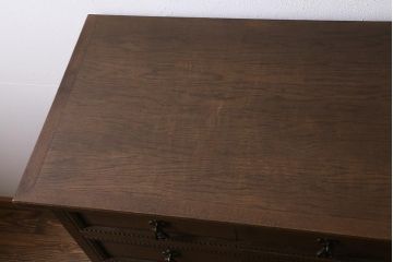 ビンテージ家具　神戸洋家具　伊藤家具　クラシカルな佇まいのチェスト(衣装タンス、引き出し、ヴィンテージ)(R-039363)