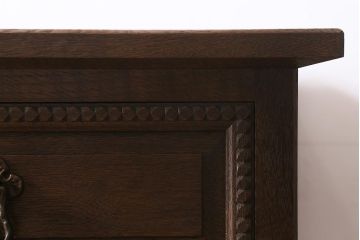 ビンテージ家具　神戸洋家具　伊藤家具　クラシカルな佇まいのチェスト(衣装タンス、引き出し、ヴィンテージ)(R-039363)