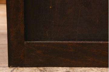 ビンテージ家具　松本民芸家具　D型整理タンスI　シンプルながら上品な雰囲気漂うチェスト(衣装タンス、引き出し)(定価約28万円)(R-039364)