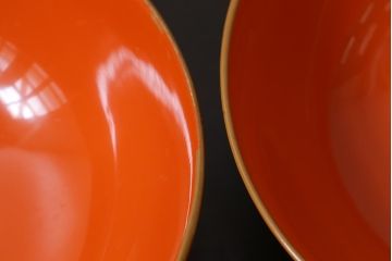 アンティーク雑貨　和製アンティーク　鶴・松　縁起の良い沈金蒔絵の木製椀5客セット(蓋付き椀、漆器、和食器)(R-039375)