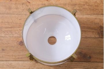 アンティーク照明　和製アンティーク　昭和初期　透かし模様が目を引く吊り下げ照明(天井照明)(R-039377)