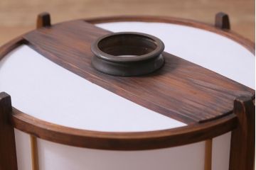 アンティーク照明　和製アンティーク　昭和初期　総無垢材　上質な和の空間を演出する天井照明(ペンダントライト、吊り下げ照明)(R-039382)