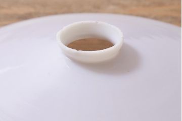 アンティーク照明　戦前　ノスタルジックな雰囲気の平笠シェード(吊り下げ照明、天井照明、ペンダントライト)(R-039388)