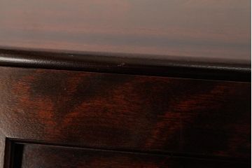 ビンテージ家具　松本民芸家具　シックな空間作りにおすすめの高山式座ライティングビューロー(簿記机、在宅ワーク、在宅用デスク)(定価約24万5千円)(R-039389)