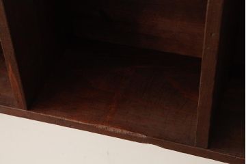 ラフジュ工房オリジナル　古材リメイク　杉材　レトロでシンプルなウォールシェルフ(壁掛け棚、吊り棚、ウォールラック)(R-039395)