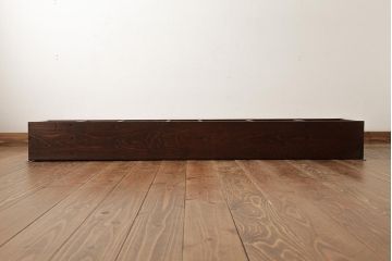 ラフジュ工房オリジナル　古材リメイク　杉材　レトロでシンプルなウォールシェルフ(壁掛け棚、吊り棚、ウォールラック)(R-039395)