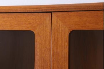 ヴィンテージ家具　イギリスビンテージ　G-PLAN(ジープラン)　Fresco(フレスコ)シリーズ　北欧スタイル家具らしいシンプルなウォールユニット(収納棚、キャビネット)(R-039402)