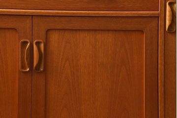 ヴィンテージ家具　イギリスビンテージ　G-PLAN(ジープラン)　Fresco(フレスコ)シリーズ　北欧スタイル家具らしいシンプルなウォールユニット(収納棚、キャビネット)(R-039402)