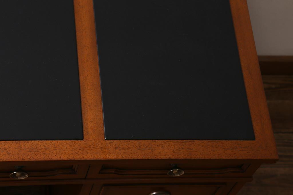 中古美品　DREXEL HERITAGE JAPAN(ドレクセルヘリテイジ・ジャパン)　Triune(トライユン)　デスク(机、在宅ワーク、在宅用)(定価約75万円)(R-039403)