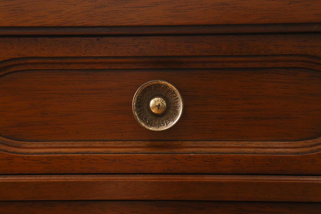 中古美品　DREXEL HERITAGE JAPAN(ドレクセルヘリテイジ・ジャパン)　Triune(トライユン)　デスク(机、在宅ワーク、在宅用)(定価約75万円)(R-039403)