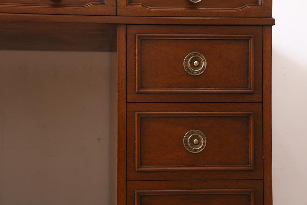 中古美品　DREXEL HERITAGE JAPAN(ドレクセルヘリテイジ・ジャパン)　Triune(トライユン)　デスク(机、在宅ワーク、在宅用)(定価約75万円)(R-039403)