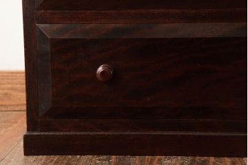 中古　松本民芸家具　シックな佇まいの小引き出し(チェスト)(R-039405)