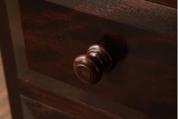 中古　松本民芸家具　シックな佇まいの小引き出し(チェスト)(R-039405)