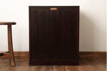 中古　松本民芸家具　シックな佇まいの小引き出し(チェスト)(R-039405)