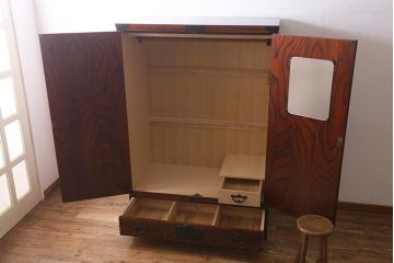 中古　岩谷堂箪笥　菊幸　幸型洋服タンス40 風格漂うワードローブ(洋服タンス)(定価約63万円)(R-039416)