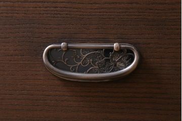 中古　伝統工芸品　上品な和の趣漂う加茂総桐箪笥(総桐たんす、和箪笥、衣装タンス)(定価約120万円)(R-039417)