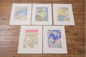 吉田正雄　作品集　「夢・筑波」　69/100　リトグラフ　EXPO’85　5枚