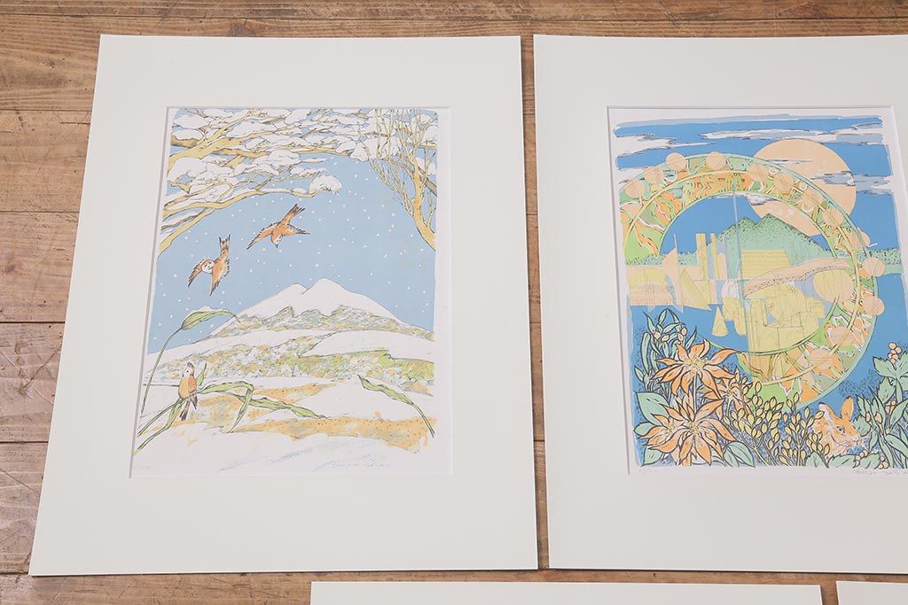 吉田正雄　作品集　「夢・筑波」　69/100　リトグラフ　EXPO’85　5枚