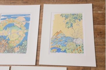 吉田正雄　作品集　「夢・筑波」　69/100　リトグラフ　EXPO’85　5枚