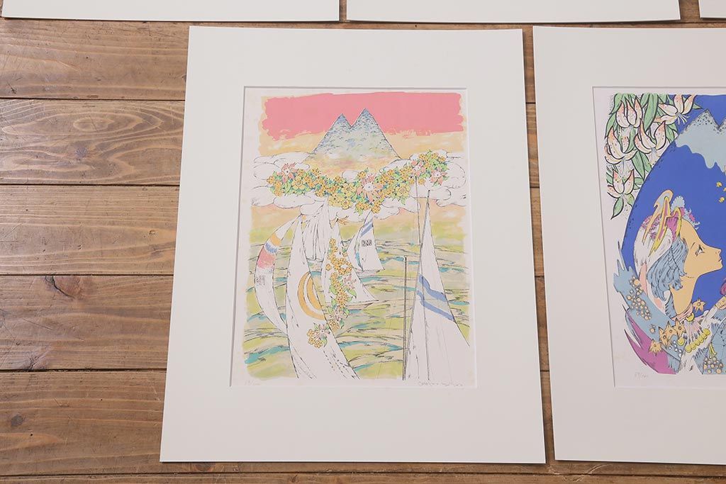 吉田正雄　作品集　「夢・筑波」　69/100　リトグラフ　EXPO’85　5枚