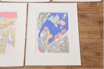 吉田正雄　作品集　「夢・筑波」　69/100　リトグラフ　EXPO’85　5枚