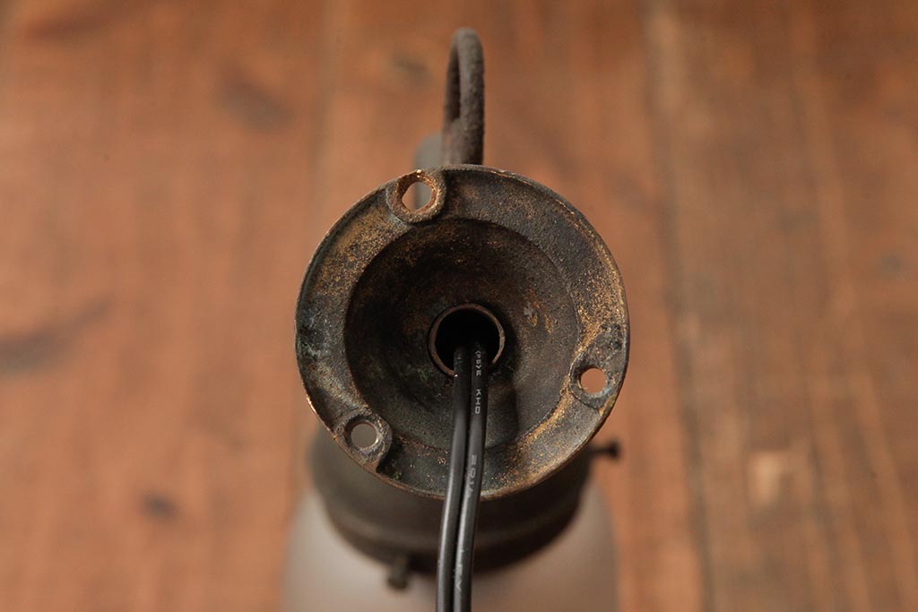 アンティーク照明　大正ロマン　花が咲いたようなデザインが魅力のウォールライト(シェード、ブラケットライト、壁掛け照明、壁付け照明)(R-039429)