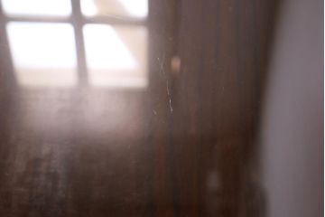 ヴィンテージ家具　北欧ビンテージ　ローズウッド材　スタイリッシュなガラストップテーブル(センターテーブル、ローテーブル、コーヒーテーブル)(R-039433)