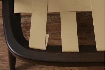 ヴィンテージ家具　ERCOL(アーコール)　エバーグリーン　エレガントな雰囲気漂う1人掛けイージーチェア(ラウンジチェア、アームチェア、椅子、ソファ、ビンテージ)(定価約29万円)(R-039434)
