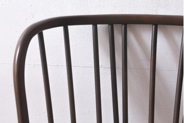ヴィンテージ家具　ERCOL(アーコール)　エバーグリーン　エレガントな雰囲気漂う1人掛けイージーチェア(ラウンジチェア、アームチェア、椅子、ソファ、ビンテージ)(定価約29万円)(R-039435)