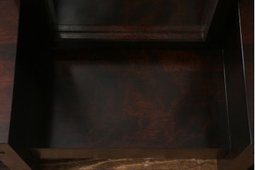 アンティーク家具　中古　松本民芸家具　M型一面鏡I　直線的なデザインが美しいドレッサー(鏡台)(定価約19万円)(R-039436)